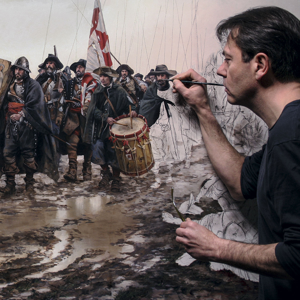 ¿Es el pasado como lo pintan? El proceso creativo de Augusto Ferrer-Dalmau