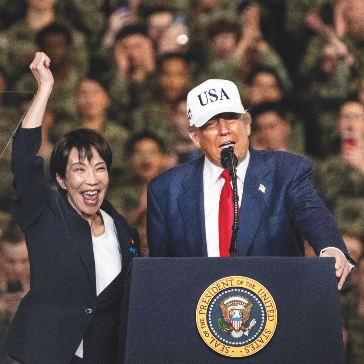 La primera mujer que gobierna Japón: de batería 'heavy' a telonera de Trump